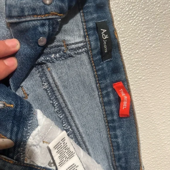 Angry Rabbit Premium Distressed Ultra High Rise Short - Picture 4 of 4